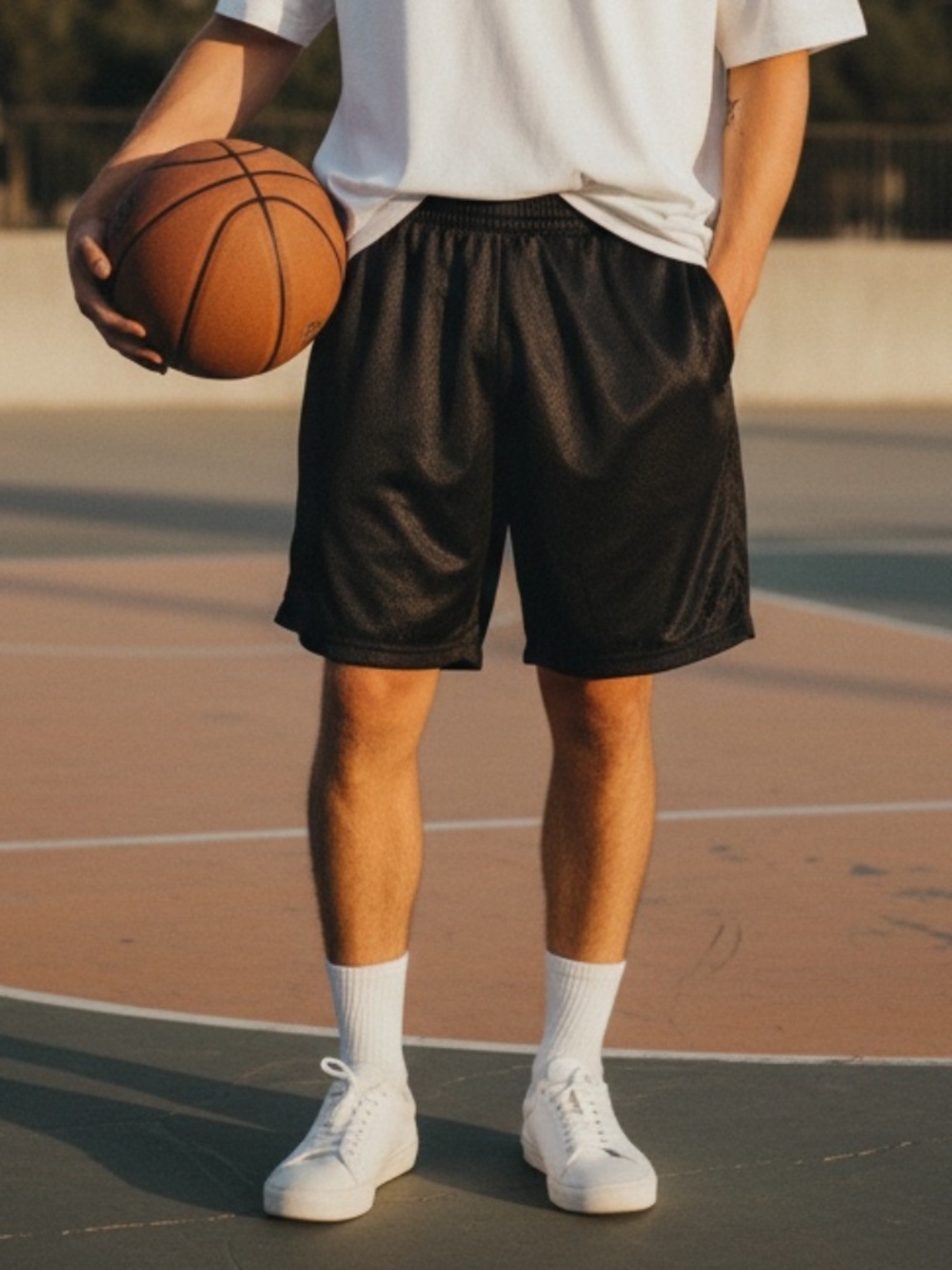 BCG Black Athletic Shorts Size Large